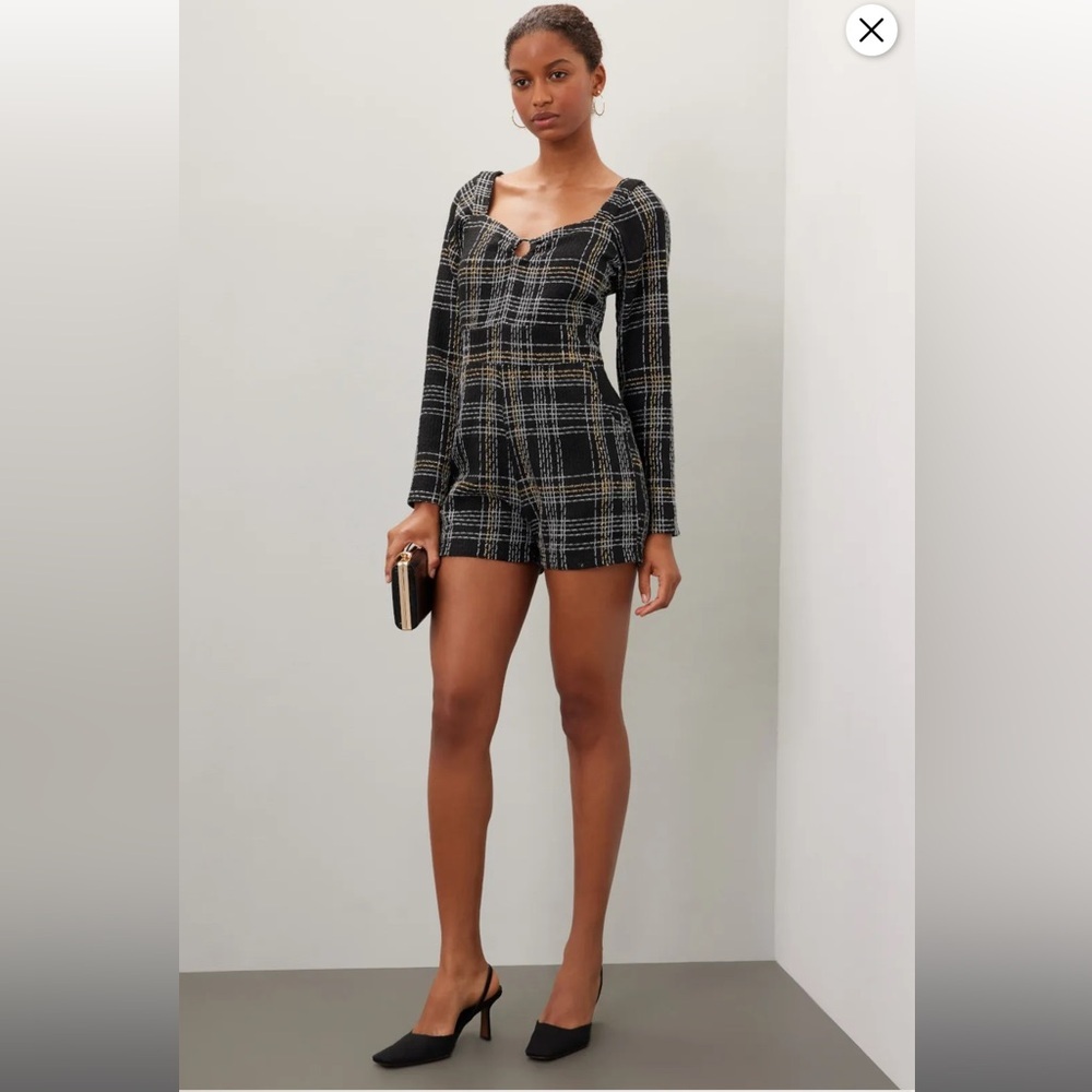 Slate and Willow Tweed Romper, RTR
